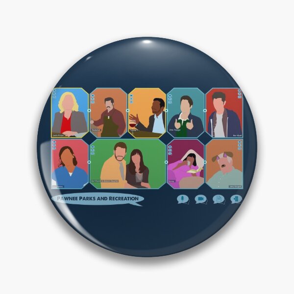 Item preview, Parks and Rec Virtual Hangout designed and sold by doctorheadly.