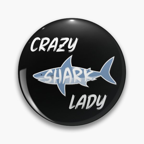 Artikelvorschau, Verrückter Hai Lady süßer Hai entworfen und verkauft von BasicWear.