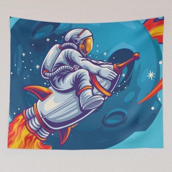 Item preview, Astronaut over the moon designed and sold by Izod55.