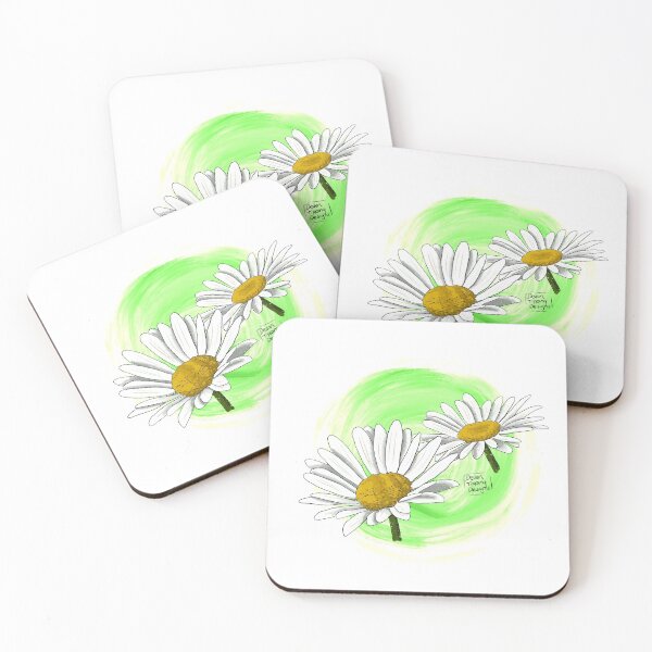 Item preview, Cute daisy flower print designed and sold by devontipdesigns.