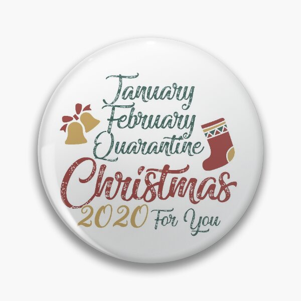 Item preview, 2020 January February Quarantine Christmas Cute gift idea for Holidays. Premium T-Shirt designed and sold by Zakaria ISMAILI.