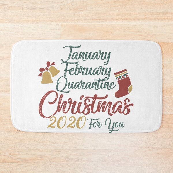 Item preview, 2020 January February Quarantine Christmas Cute gift idea for Holidays. Premium T-Shirt designed and sold by Zakaria ISMAILI.