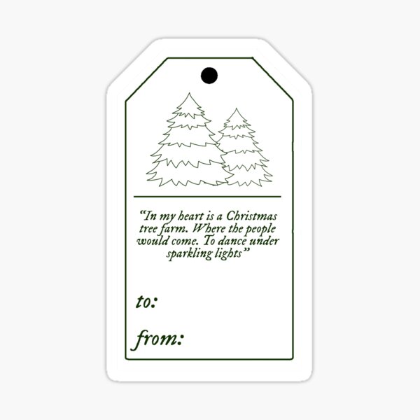 Item preview, Christmas Tree Farm Christmas Tag designed and sold by kacper0623.