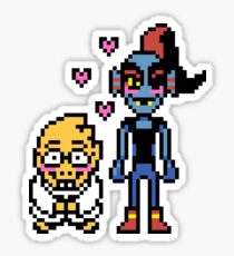 Undertale - Alphys and Undyne Sticker