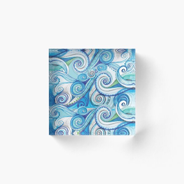 SWIRL Acrylic Block