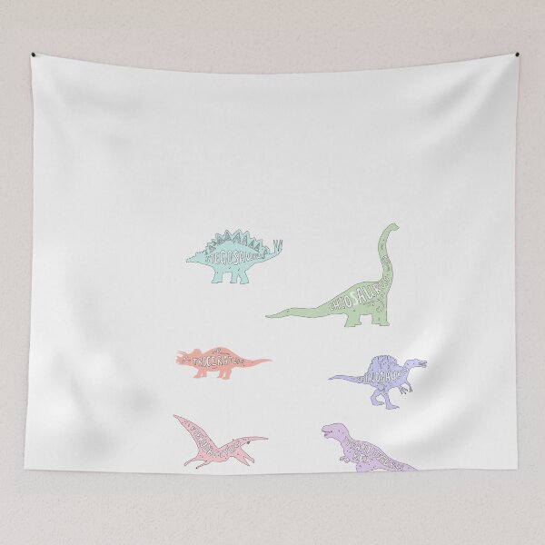 Item preview, colorful dino set  designed and sold by StickersMaker4U.