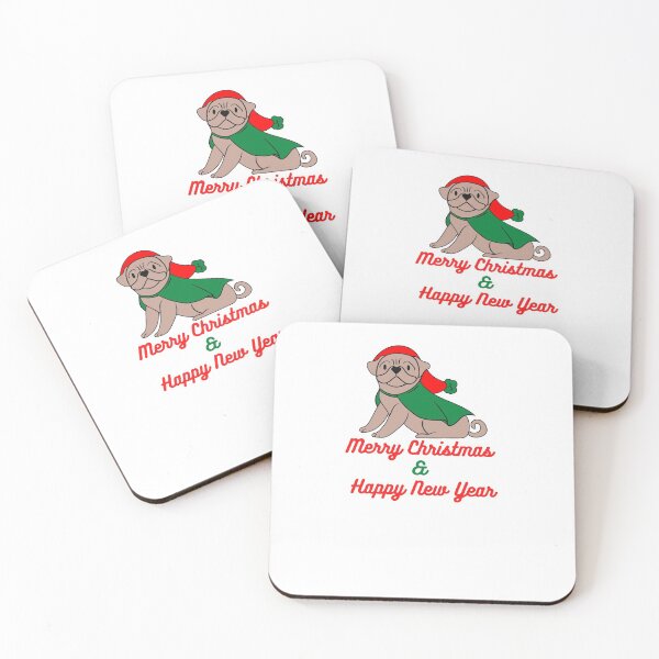 Item preview, Merry Christmas And Happy New Year Bulldog Illustration designed and sold by Sam-DesignMart.