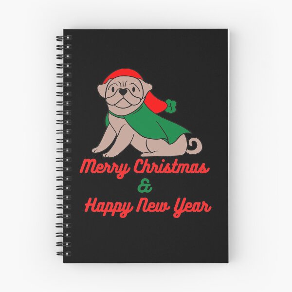 Item preview, Merry Christmas And Happy New Year Bulldog Illustration designed and sold by Sam-DesignMart.