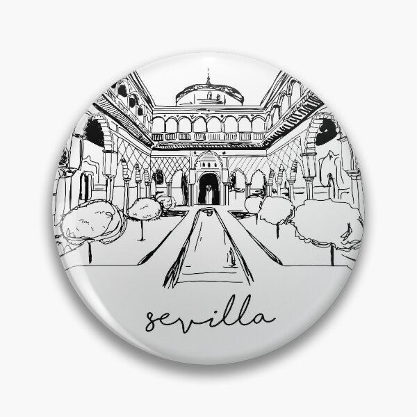 Item preview, SEVILLA - SEVILLE - MINIMALIST - UNIQUE - DRAWING - ARTIST  designed and sold by Tropical Blood.