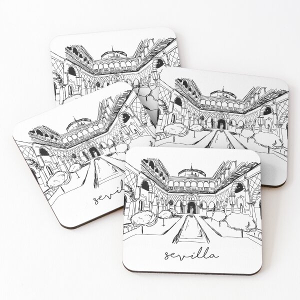 Item preview, SEVILLA - SEVILLE - MINIMALIST - UNIQUE - DRAWING - ARTIST  designed and sold by Tropical Blood.