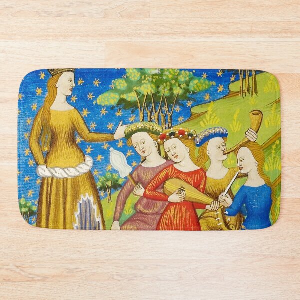 Item preview, Queen with four women playing musical instruments designed and sold by brushandframes.