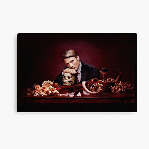  Hannibal NBC poster red Canvas Print