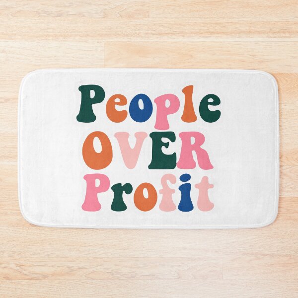 Item preview, People Over Profit designed and sold by StickersMaker4U.