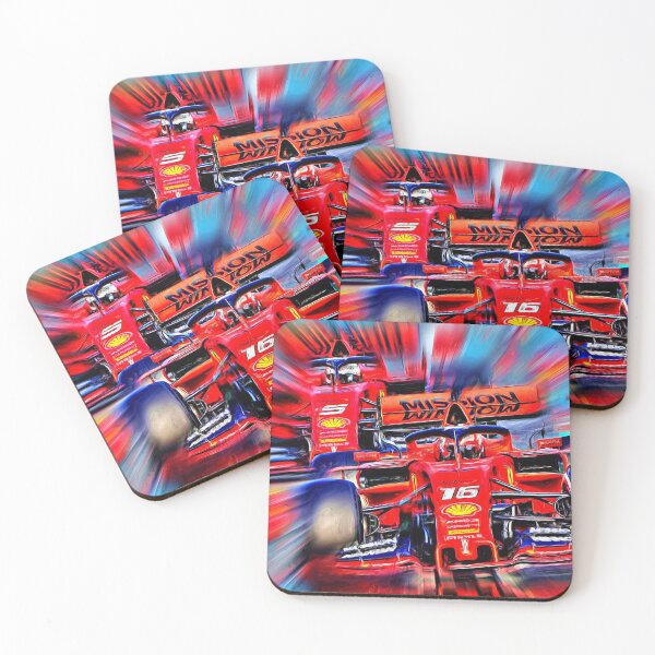 Item preview, Leclerc leading Vettel designed and sold by Glineur.