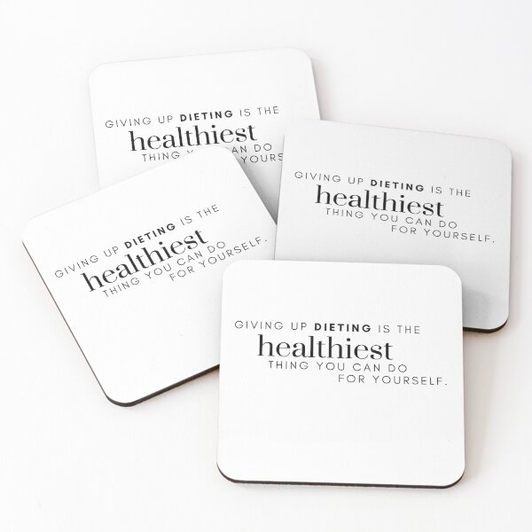 Item preview, Giving up Dieting is the Healthiest Thing You Can Do  designed and sold by jshujules.