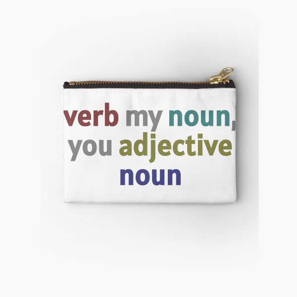 Item preview, Verb My Noun designed and sold by zimpenfish.