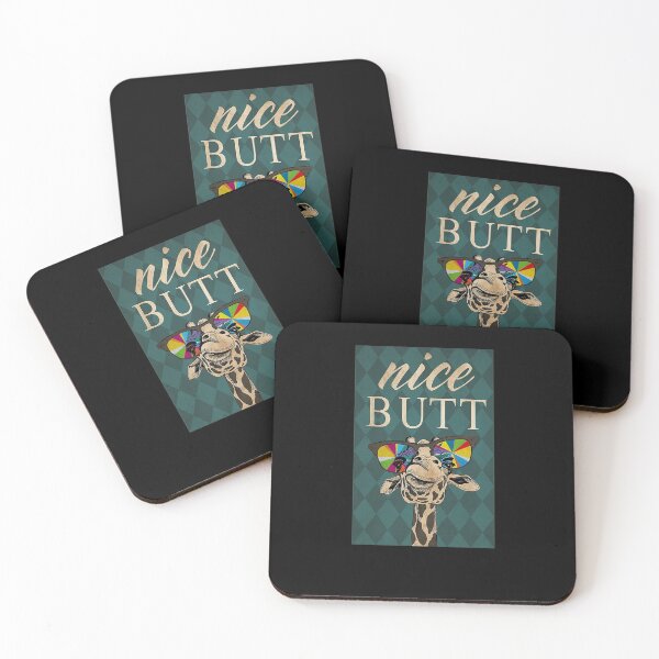 Item preview, funny giraffe nice butt designed and sold by BrandyKrat.