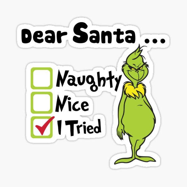 Funny Wine Alternative Label Mr Grinch Christmas Drink Up Grinches Label  STICKER