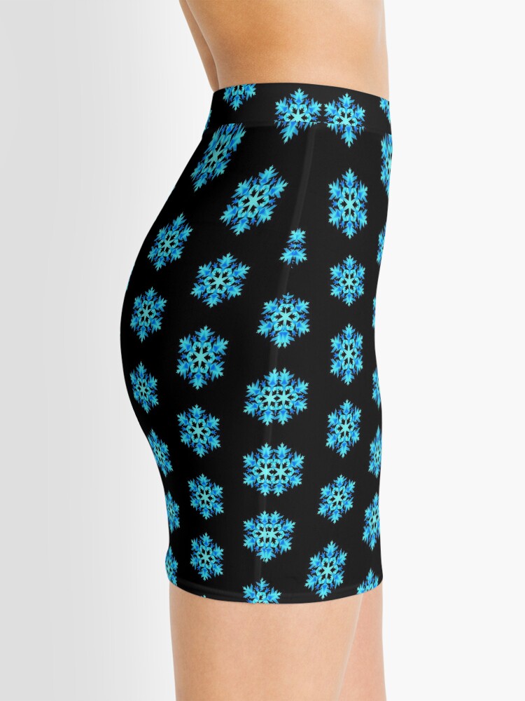 Alternate view of Blue Snowflake Mini Skirt
