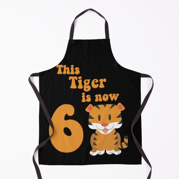 Artikelvorschau, Nettes Tiger 6. Geburtstagsgeschenk-T-Shirt entworfen und verkauft von MarioShirtWorld.