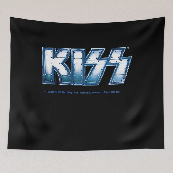 Artikelvorschau, Blue Metal Logo, Kuss, Kuss Fan Art, Kuss Band, Kuss Musik, Kuss Fanart, Kuss die Band entworfen und verkauft von Draculaura2009.