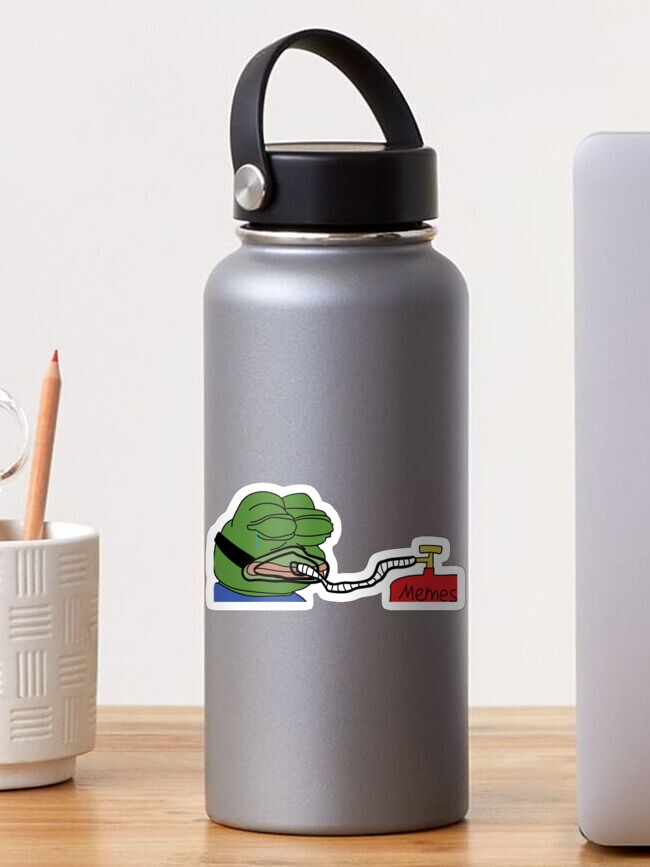 Big Brother Pepe Frog Funny Parody Aluminium Water Bottle Flask Sport  Hiking