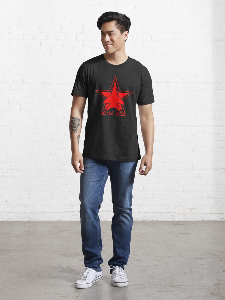 Alternate view of Model 107 - MIG-29 Essential T-Shirt