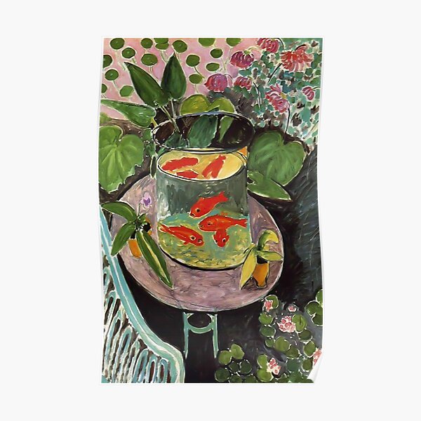Henri Matisse Goldfish 1911 Awesome Painting Of Goldfishes Best Artwork for Everyone Poster