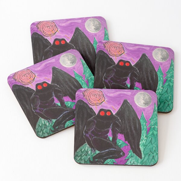 Item preview, Mothman in forest designed and sold by TFTCShop.