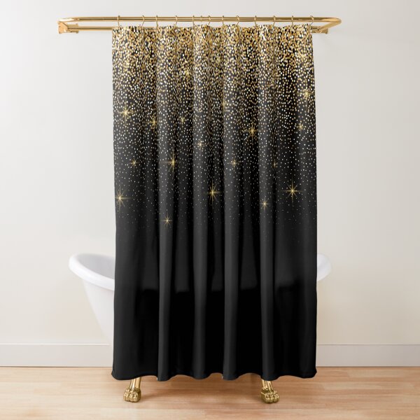 Item preview, black and gold glitter pattern designed and sold by virilamissa.