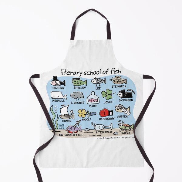 Item preview, literary school of fish designed and sold by WrongHands.