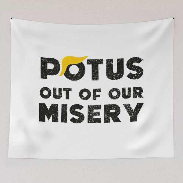 Item preview, POTUS Out Of Our Misery Joe Biden Wins Election Donald Trump Loses White House designed and sold by Sunny Collections.