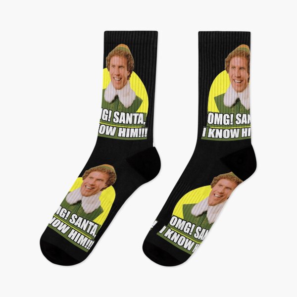 Item preview, Elf movie quote OMG, Santa I know him designed and sold by avit1.