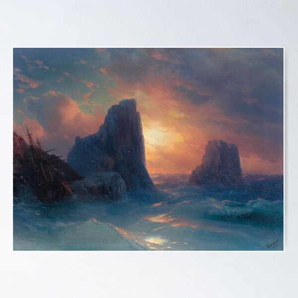 Item preview, The shipwreck (1875) - Ivan Aivazovsky designed and sold by SALON DES ARTS.