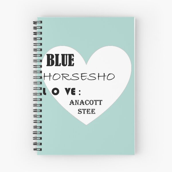 Item preview, BLUE HORSESHOE LOVE ANACOTT STEEL! FUNNY CLOTHING designed and sold by Dahani-mo.
