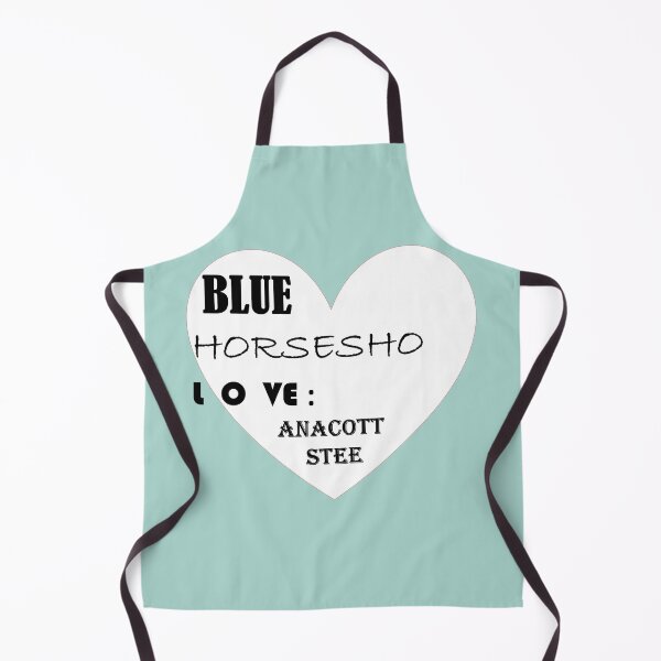 Item preview, BLUE HORSESHOE LOVE ANACOTT STEEL! FUNNY CLOTHING designed and sold by Dahani-mo.