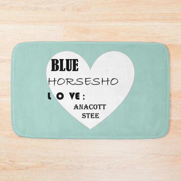 Item preview, BLUE HORSESHOE LOVE ANACOTT STEEL! FUNNY CLOTHING designed and sold by Dahani-mo.