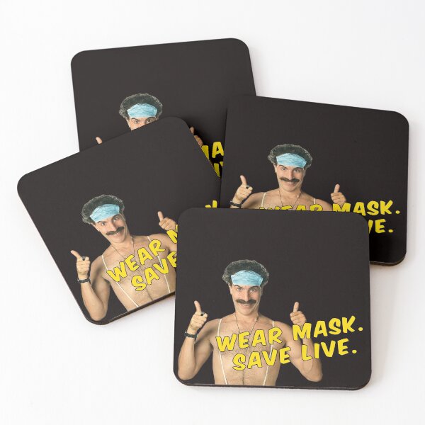 Item preview, Borat, wear mask, save live designed and sold by avit1.