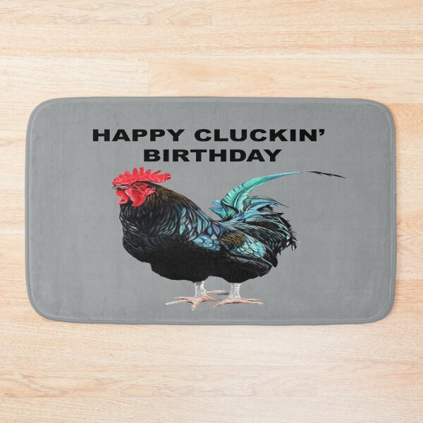 Item preview, HAPPY CLUCKIN' BIRTHDAY - HAPPY BIRTHDAY - COCKEREL designed and sold by IslesArt.