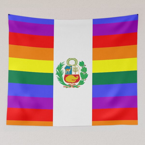 Item preview, Peruvian Rainbow Flag designed and sold by SimplyPride.