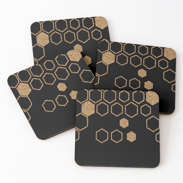 Item preview, black and gold glitter pattern designed and sold by virilamissa.