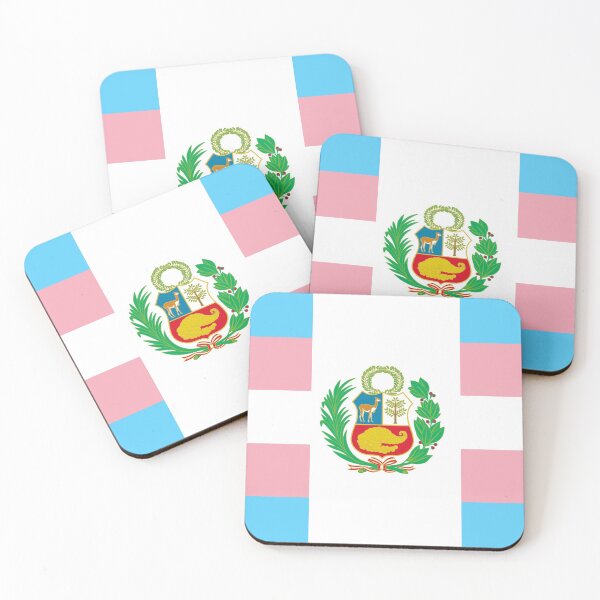 Item preview, Peruvian Trans Flag designed and sold by SimplyPride.