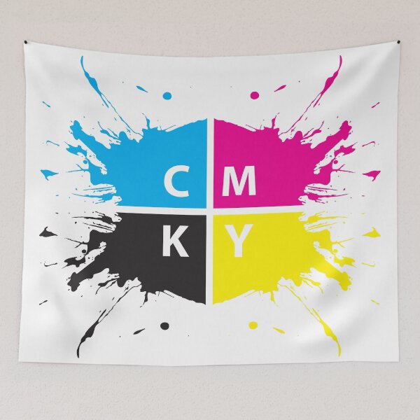 Item preview, CMYK colors splashed designed and sold by studio838.