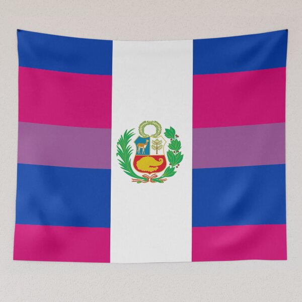Item preview, Peruvian Rainbow Flag designed and sold by SimplyPride.