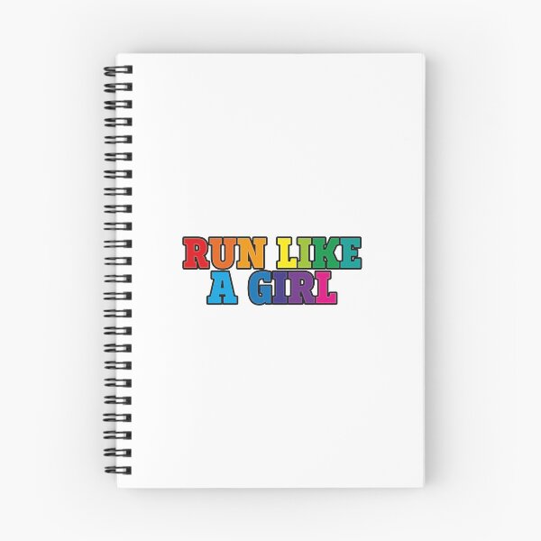 Item preview, Run like a girl (rainbow) designed and sold by helengarvey.