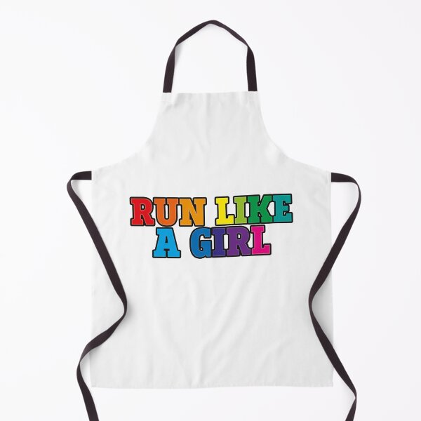Item preview, Run like a girl (rainbow) designed and sold by helengarvey.