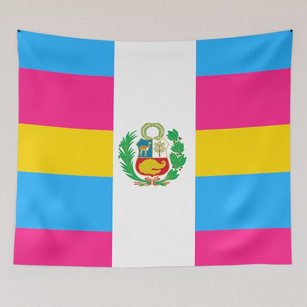 Item preview, Copy of Peruvian Rainbow Flag designed and sold by SimplyPride.