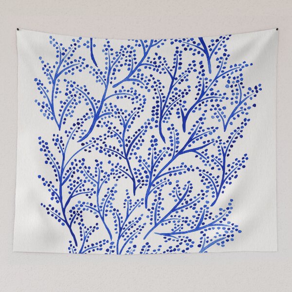 Item preview, Branches – Navy designed and sold by Cat Coquillette.