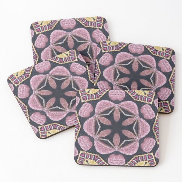 Item preview, Cerise Pink Flower Embroidery design,4 designed and sold by ZenArt-Fern.