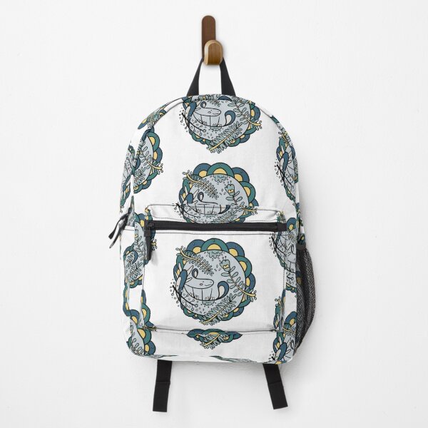 Item preview, Cute Stegosaurus Floral Pattern designed and sold by maak-and-illy.